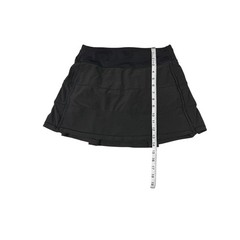 Lululemon Pace Rival Mid-Rise Skirt Black Pleated Athletic Skort Size 4