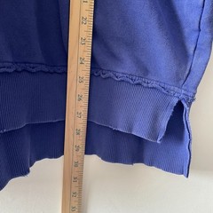 Aerie Women Periwinkle Oversized Self Care Club Crew Neck Sweatshirt Size Medium
