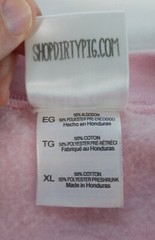 Women’s Sweatshirt Pink Size XL Dirty Pig 50% Cotton 50% Polyester Preshrunk EUC