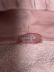John Galt Brandy Melville Pink Cropped Pullover Fleece Hoodie One Size OS