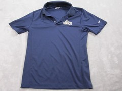 Nike Golf Polo Shirt Womens Medium Navy Blue Dri-FIT Disney Hollywood Studios