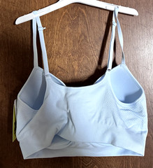 All in Motion Sports Bras, Medium Support Womens Seamless Adjustable Bra, 2 Pack