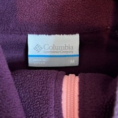 Columbia Womens Dahlia Purple Glacier Fleece Sweatshirt Size Medium