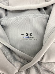 Under Armour ColdGear Hoodie Womens Small Gray Athletic Pullover