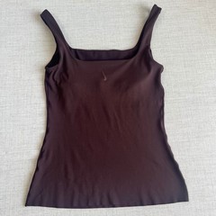 Nike Dri-FIT Square Neck Activewear Tank Top Women’s XS Brown Yoga EUC