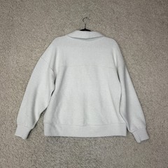 Calia Elevate Knit Zipped Jacket Womens Medium Raw White Relaxed NWT MSRP $98