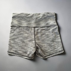 Xersion Mid-Rise Bike Shorts in Heathered Gray
