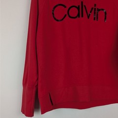 Calvin Klein Performance Women’s Red Cowl Neck Pullover Sweatshirt Size Large
