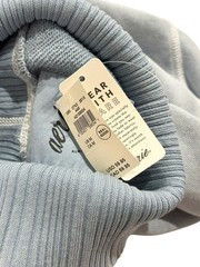NWT $60 AERIE New Heights Light Blue Turtle Neck Cropped Sweatshirt Women Medium