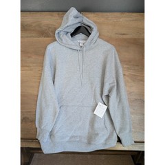 Athleta Forever Fleece Hoodie Womens 2XS Gray Heather Long Sleeve Pullover NWT