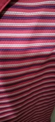Nike Golf Polo Womens M MULT. (Red Pink &Blue&White Striped) Dri-Fit SS SLEEVE