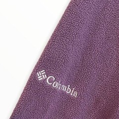 Columbia Womens Dahlia Purple Glacier Fleece Sweatshirt Size Medium