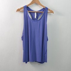 Athleta Womens 2X Racerback Ultimate Train Tank Top Periwinkle Knit Stretch