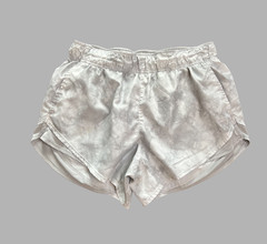 Athletic Works Women’s S 4-6 Running Shorts Gray White Tie Dye Lined Activewear