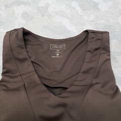 Athleta Tank Top Womens 34B Brown Pullover Padded Sleeveless