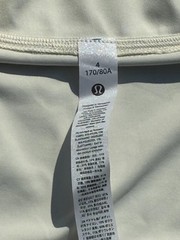 NWT Lululemon Define Jacket Nulu Bone Gold Size 4 Full Zip Thumbholes $128