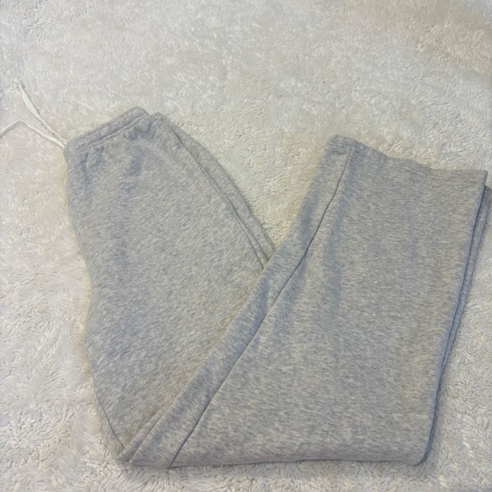 Brandy Melville Anastasia Tie Sweatpants Grey Cottage Core Soft Preppy Loungewea
