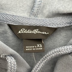 Eddie Bauer Soft Long Sleeve Full Zip Hoodie, Womens XS 0-2, Blue, NEW
