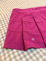 12 Lululemon Women’s Pace Rival Skirt Skort Ripened Raspberry Regular Length