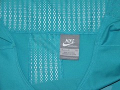 womens NIKE teal athletic top shirt size S