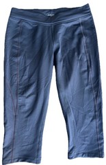 Icebreaker GT Merino Wool Cropped Leggings Womens S Gry Performance Capri Hiking