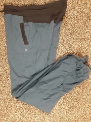 Lululemon Dance Studio II Pants Lined Relaxed High Rise Cinched Teal Womens M