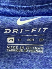 Nike Dri Fit Women’s XS extra small blue polyester Sports Machine Washable