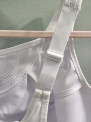 Glamorise Sports Bra 44H White Women’s No Bounce Camisole High Impact 1066