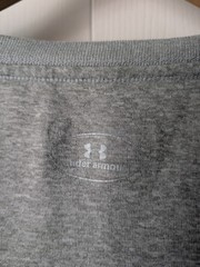 Air Force Under Armour T Shirt Womens Gray USAF Semi Fitted Logo Short Sleeve SM