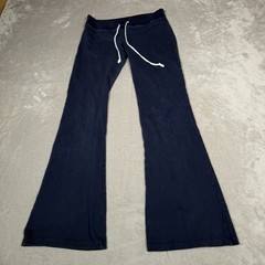 Brandy Melville Sweatpants Womens One Size Blue Navy Baggy Loose Fit Pants