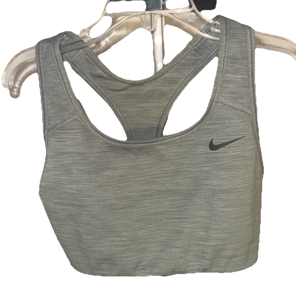 Nike Sport Bra Gray/Green NWOT Sz XS