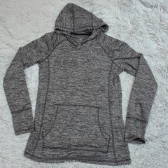 Hannah 2 Sweatshirt Womens S Gray Hoodie Lightweight Casual Athletic Pocket