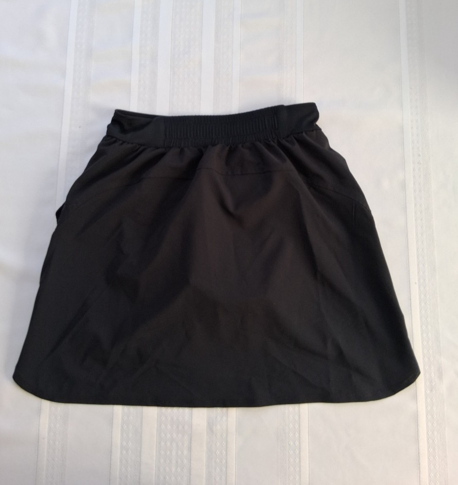 Black Skort Size XS (0/2) NWT, Time and Tru UPF 50 High Waist w/Side Pockets NWT