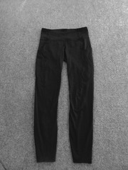 Lululemon Leggings Womens 6 Black High Rise Ankle Pockets Yoga Gym Pants