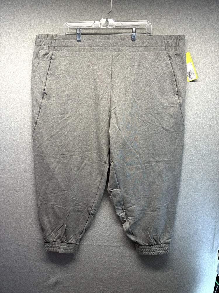 All in Motion Womens Sweatpants Size 3X Tapered Elastic Waist & Pockets NWT