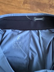 Women’s Size Large Blue Run On Clouds Running Pants Lightweight Ankle Zip