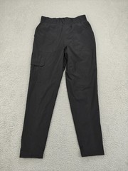 Layer 8 Pants Womens Medium Black Joggers Cargo Stretch Elastic Waist Athletic