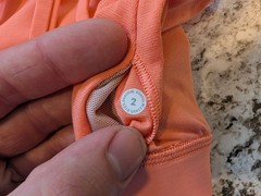 Lululemon Energy Sports Bra Size 2 Excellent Condition Orange