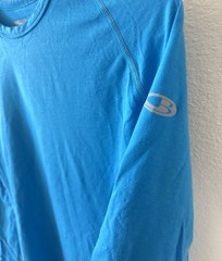 Icebreaker GT 200 Merino Wool Base Layer Shirt Women’s L Blue Long Sleeve
