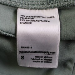 Avalanche Outdoor Supply Women’s Green High Waisted Leggings Size S w/ Pockets