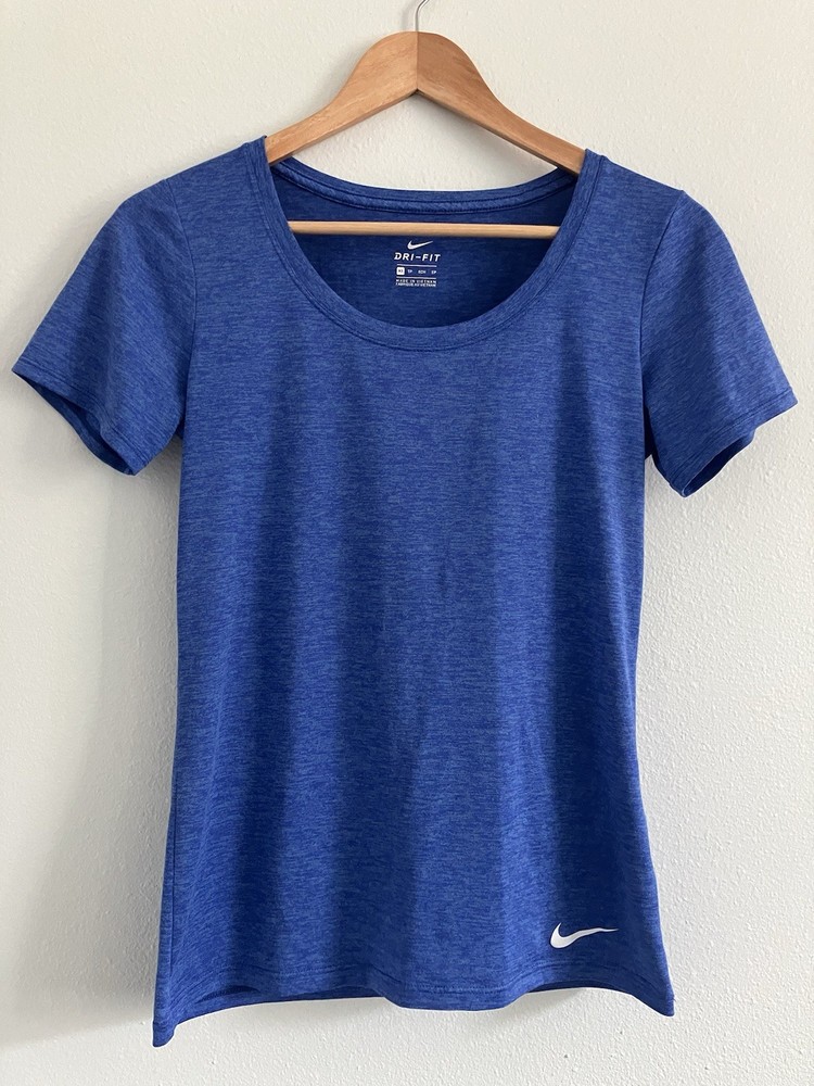 Nike Dri Fit Women’s XS extra small blue polyester Sports Machine Washable