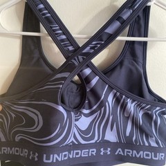 Under Armour Crossback Mid Print Sports Bra Sz 1X 48/50 and 2X 50/52 Gym Wear