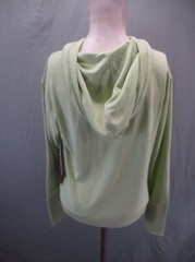 NWT Helly Hansen Size M Womens Green Drawstring Lightweight Athletic Hoodie 118