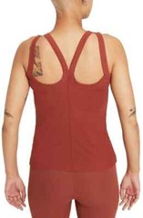 NIKE Women’s YOGA Luxe Tank Top NWT Rust Brown NWT Size: MEDIUM