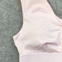 Tommie Copper Shoulder Support Sports Bra Womens Medium Pink Zip Front Znergy