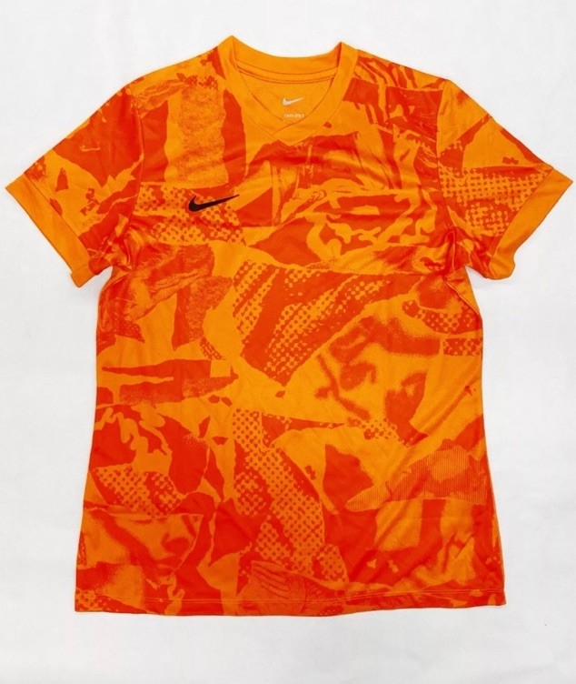 Nike Dri-FIT Digital Short Sleeve Soccer Futbol Jersey Women’s M Orange FZ9334