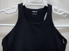 NWT Women’s allbirds Natural Run Form Training Running Tank w Shelf Bra Black XS