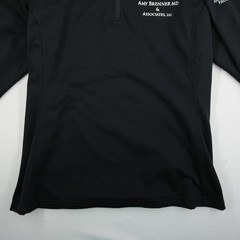 The North Face Women’s Quarter-Zip Pullover Custom Logo Black Size XL