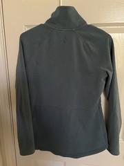 SKECHERS Dark Teal Full Zip Up Jacket Round Hem Women’s Size M