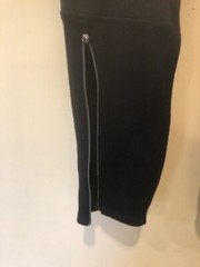 Athleta Yoga Pants Athletic Black Women’s Size 6 Pull-On Zippered Legs Snap Zip